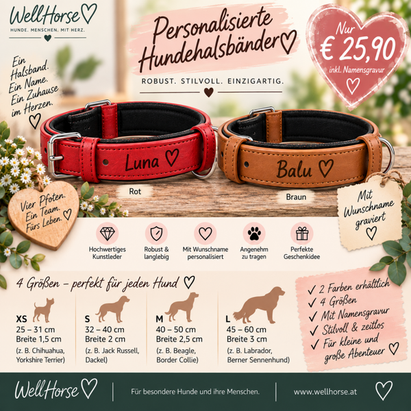 Hundehalsband personalisiert