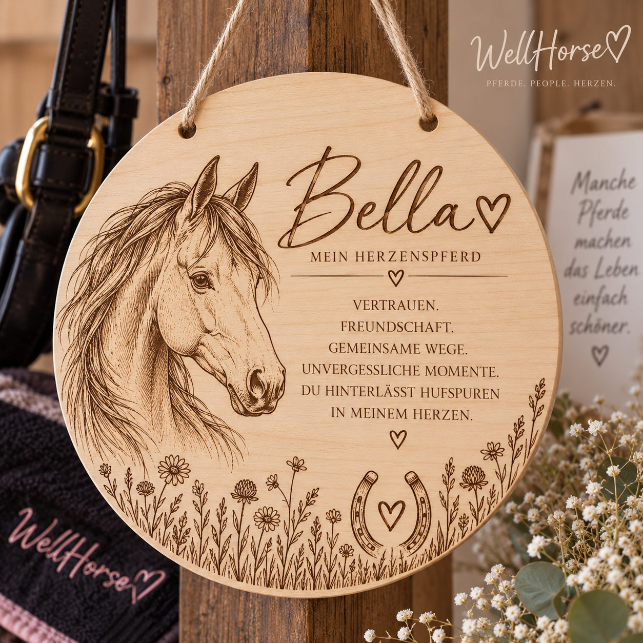 Holzschild personalisiert