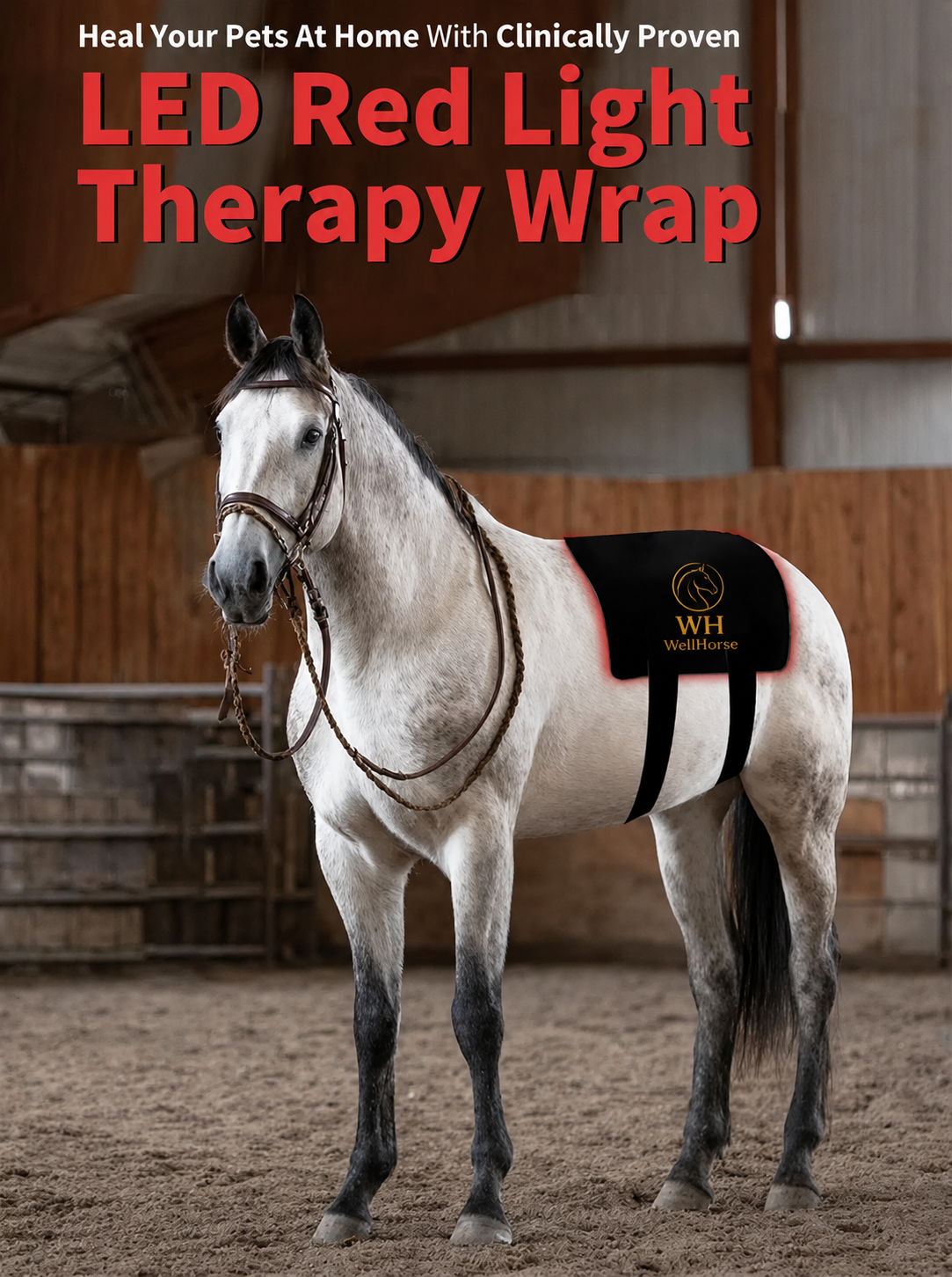 WellHorse Infrarot-Rotlichttherapie-Decke Premium