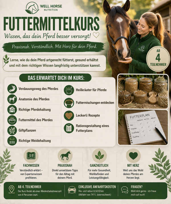 Pferd: Futtermittelkurs