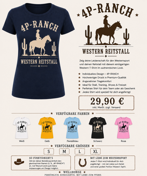 Individuelle Vereins- & Reitstall-Shirts
