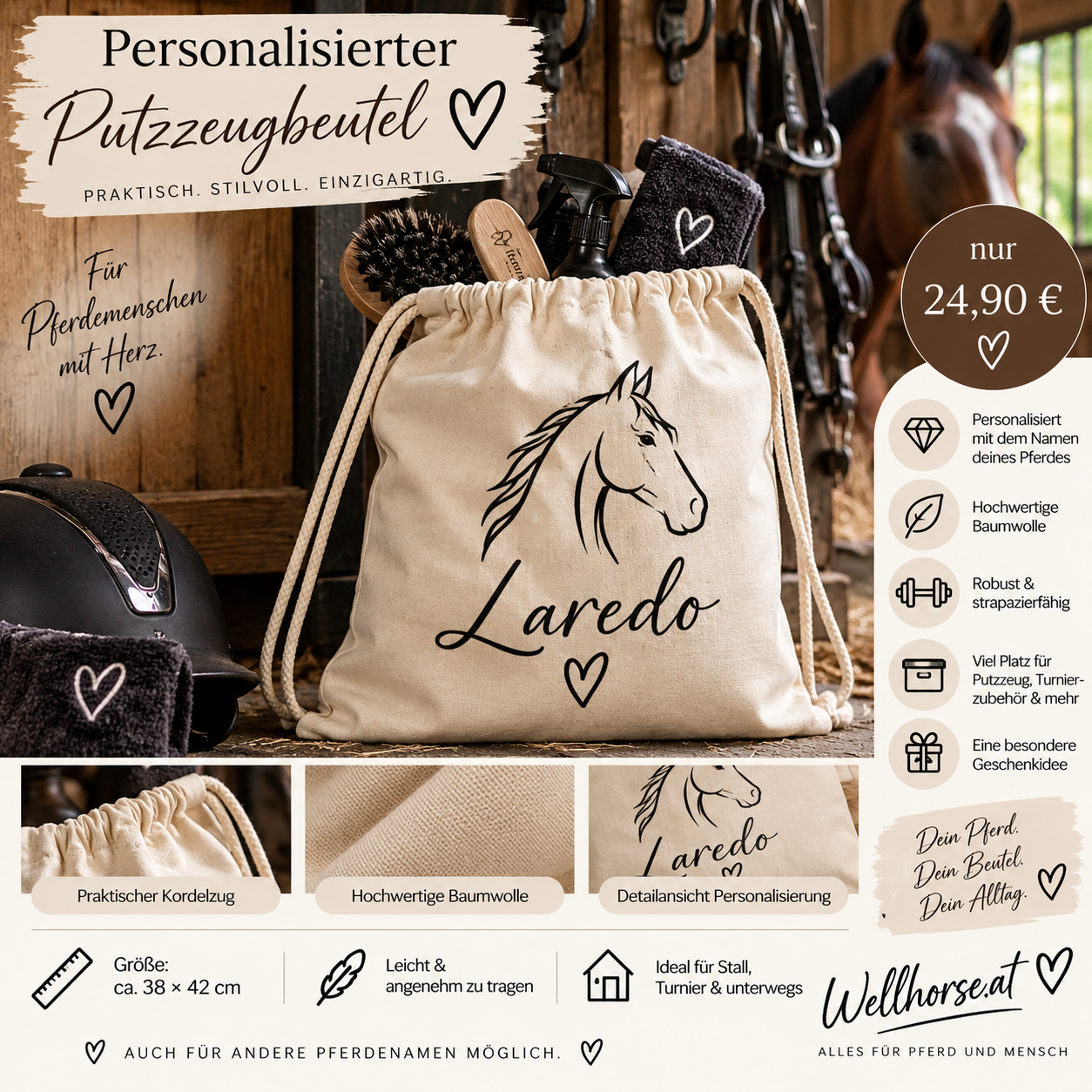 Putzbeutel personalisiert