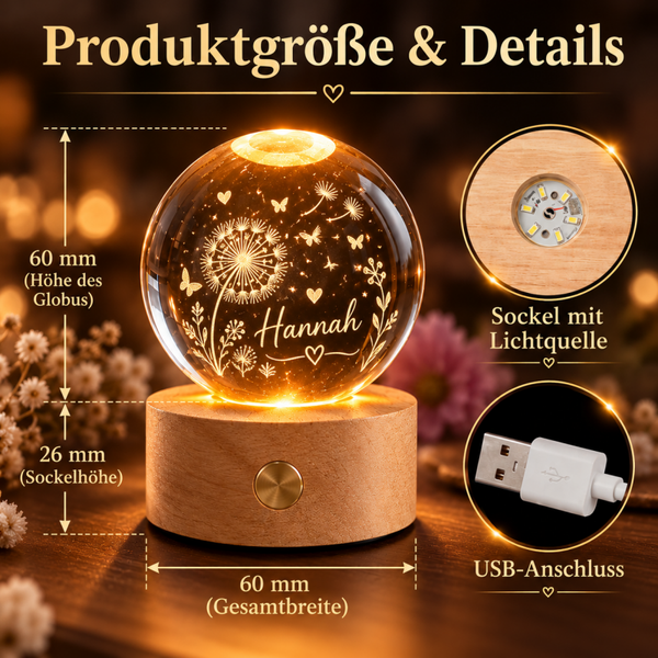 Personalisierte LED- Lampe