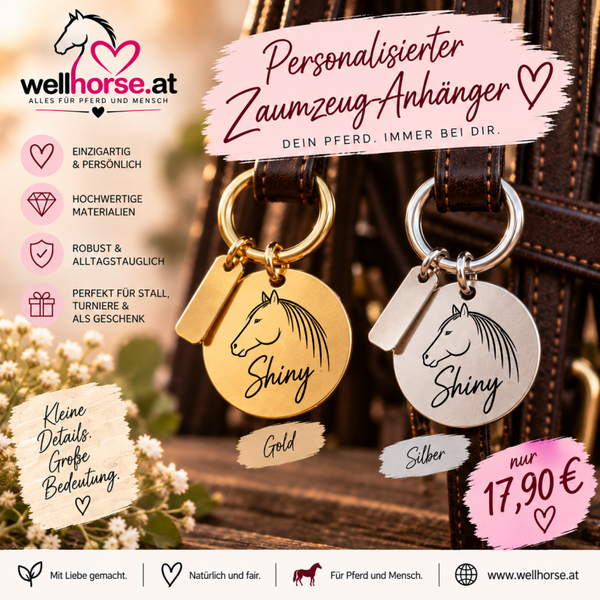 Zaumzeug Anhänger personalisiert