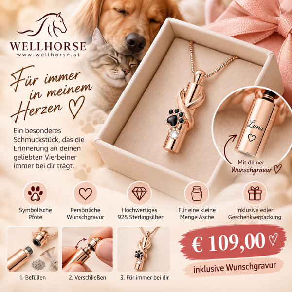 Tierurne personalisiert
