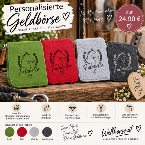 Personalisierte Geldbörse & Spindschlüssel-Tasche