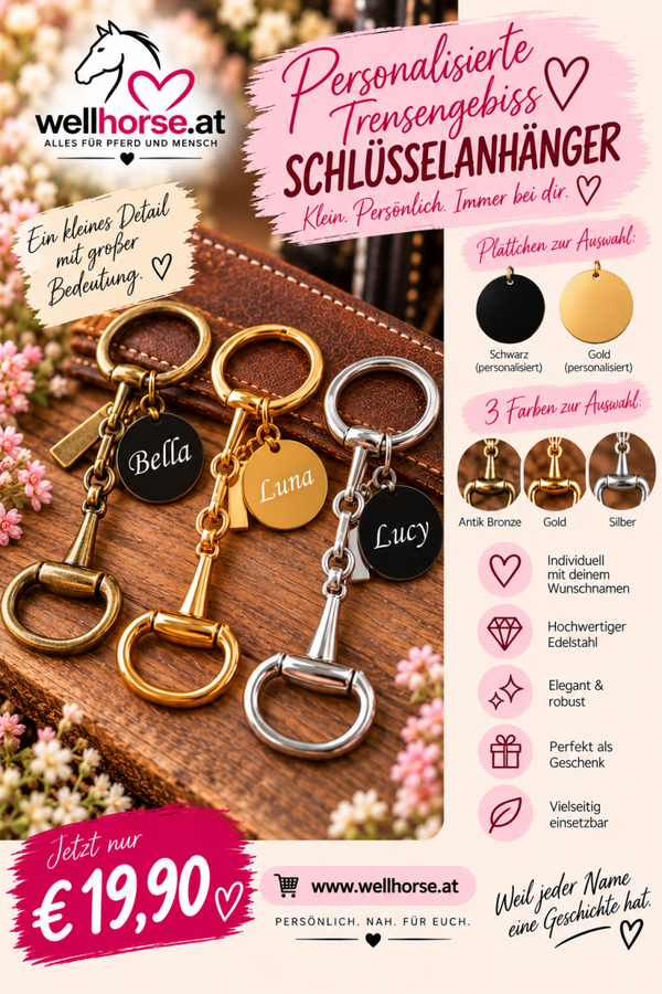 Schlüsselanhänger „Pferdegebiss“
