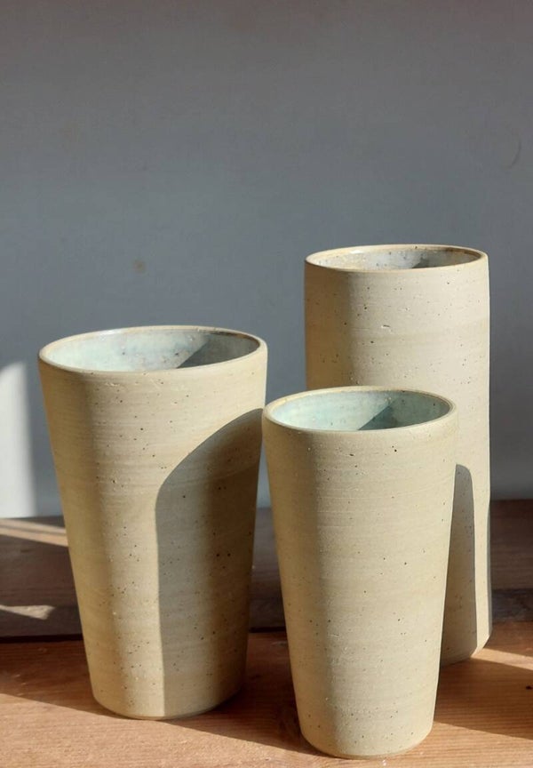 Vaas in recup klei ( groot )