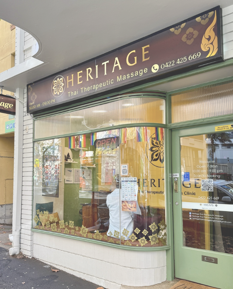 Heritage Thai Therapeutic Massage clinic in Potts Point Sydney