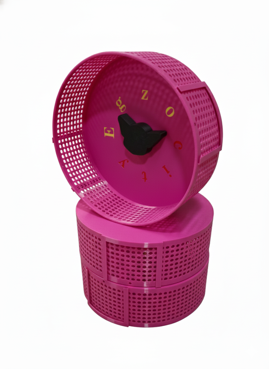 Kołowrotek 30 cm 12 cali ciemny róż