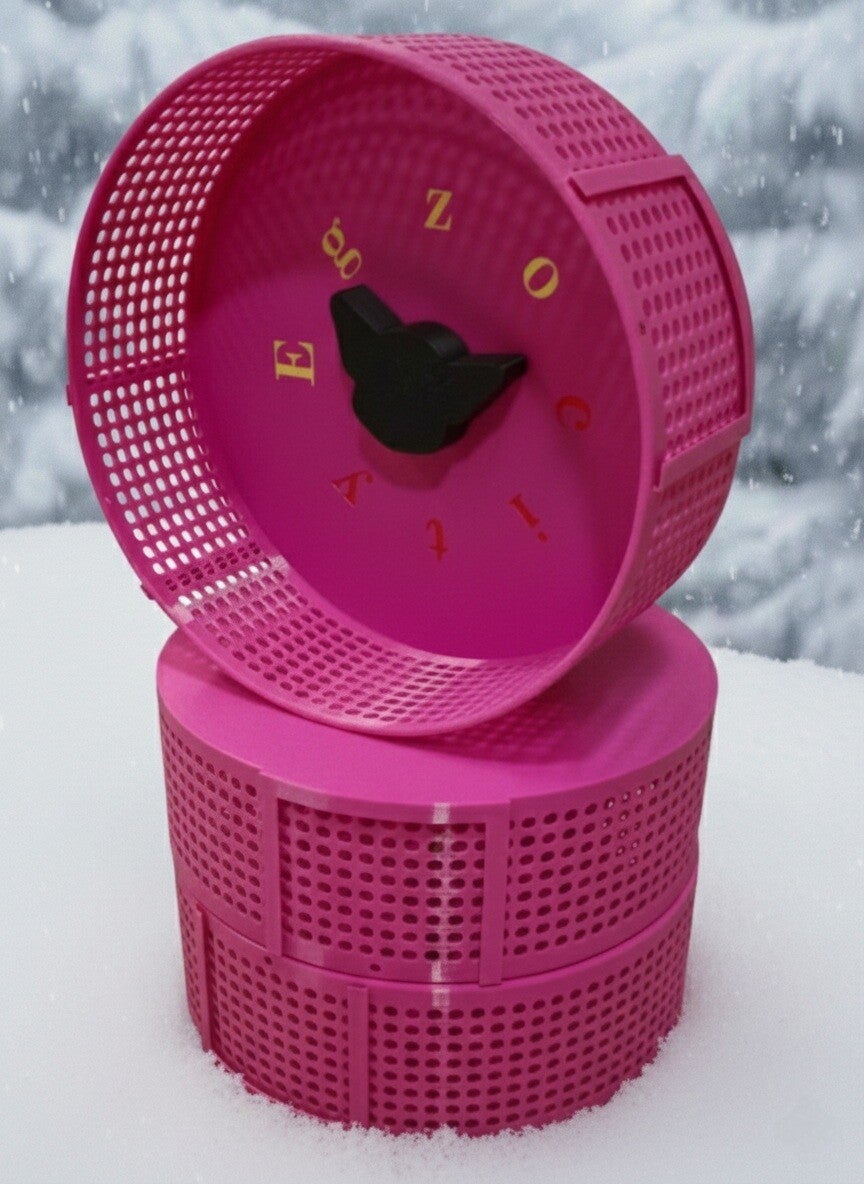 Kołowrotek 30 cm 12 cali ciemny róż