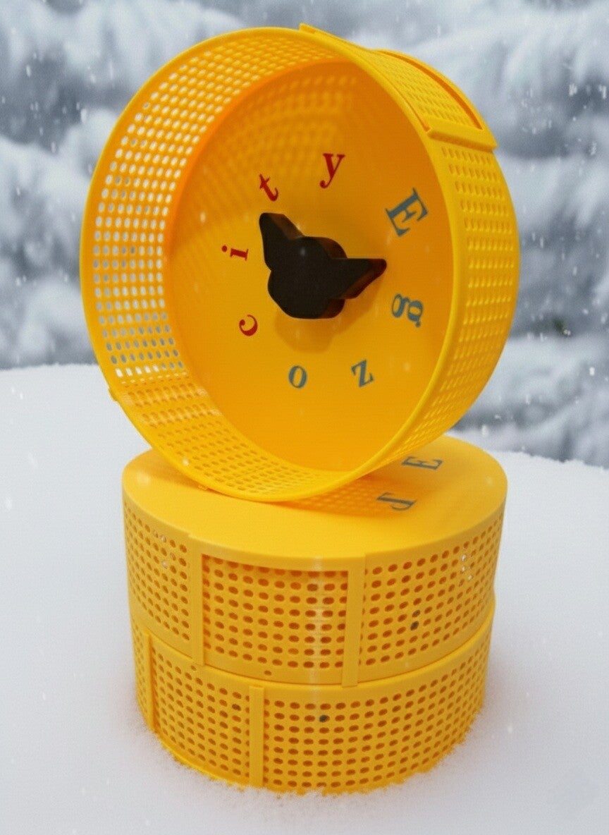 Kołowrotek 30 cm 12 cali żółty