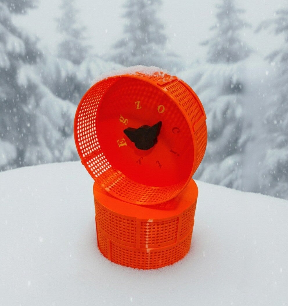 Kołowrotek 30 cm 12 cali jaskrawy pomarańcz