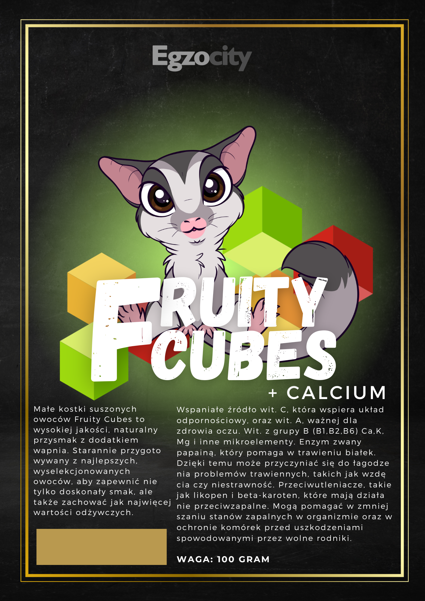 Fruity cubes