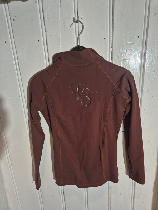 Base line top fleeced lined warm rood