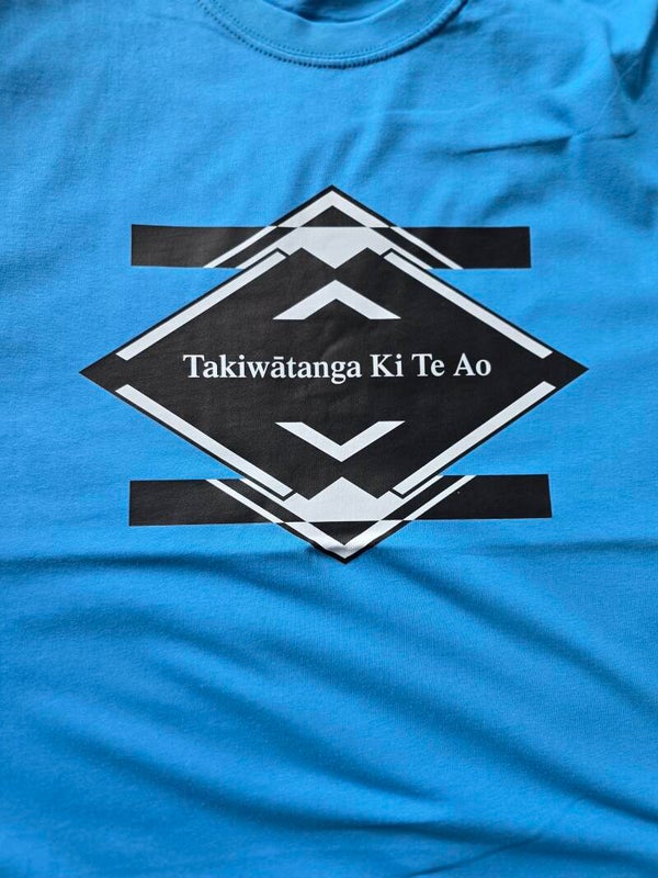 WHAKAPAPA Tee (Bright Blue)