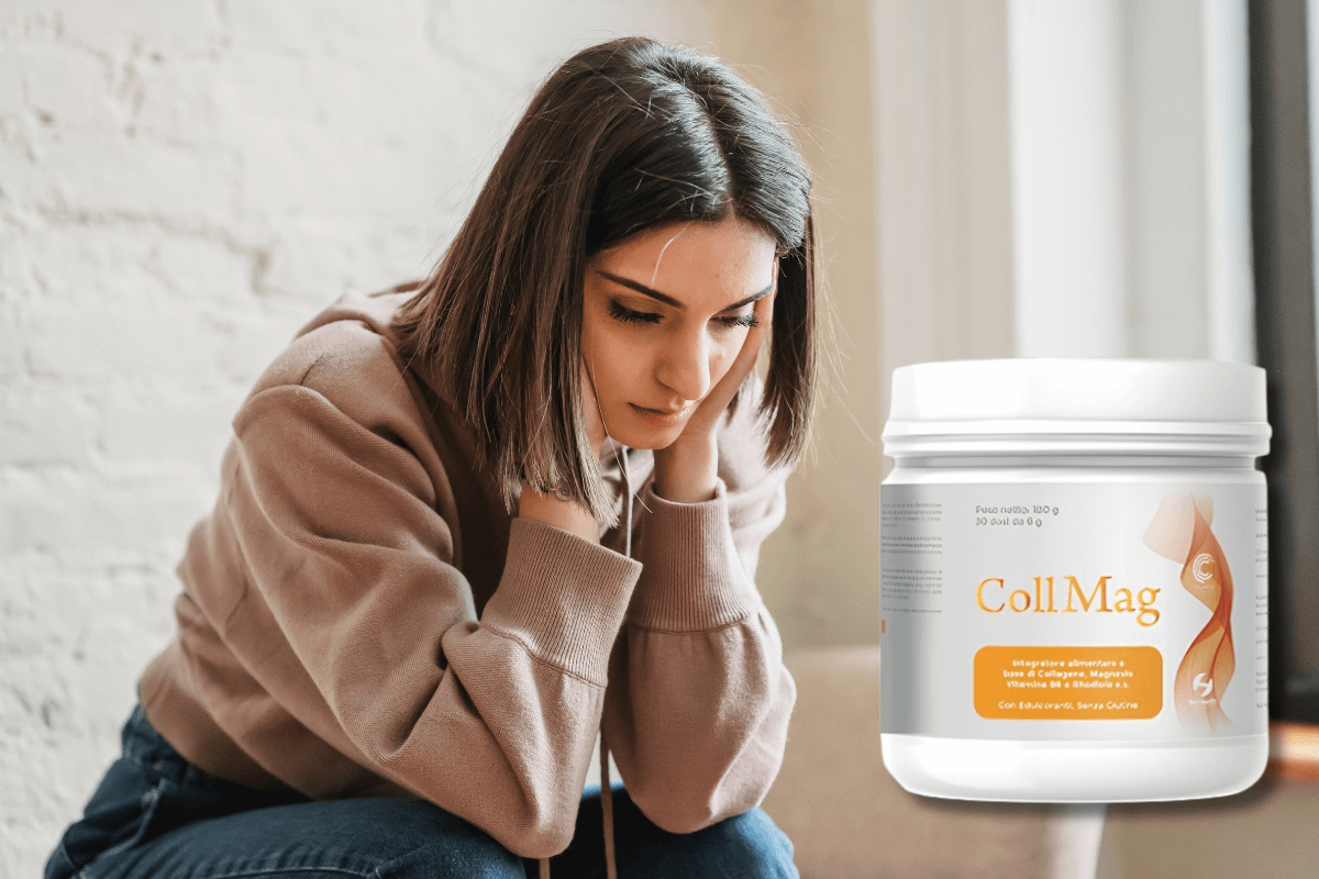CollMag integratore con collagene e magnesio per muscoli affaticati e dolori articolari.