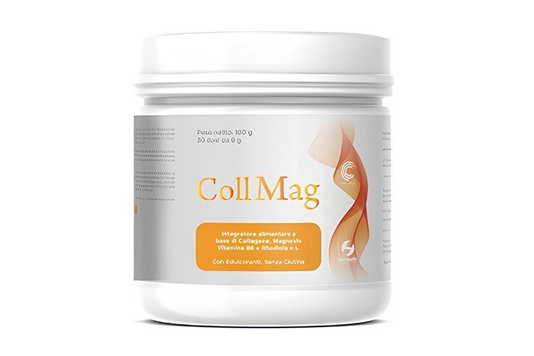 CollMag nutraceutico con magnesio biodisponibile e collagene per metabolismo, energia e benessere generale