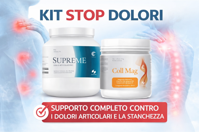 integratori articolazioni energia sinergia collagene magnesio dolori stanchezza