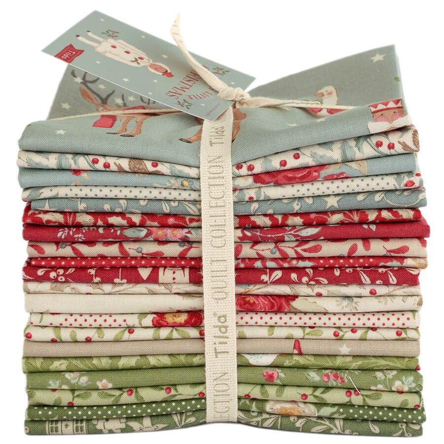 Fat Quarter bundel Merry Little Christmas