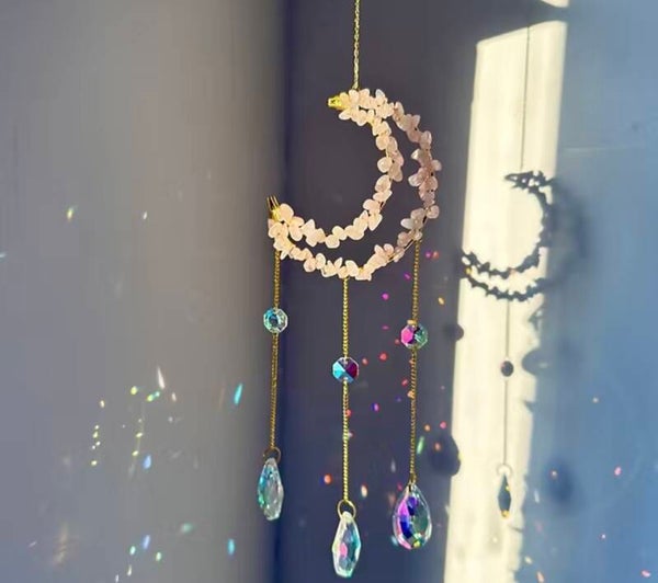 Rozenkwarts suncatcher
