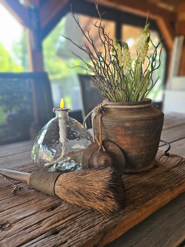 Glazen kandelaar Countryfield