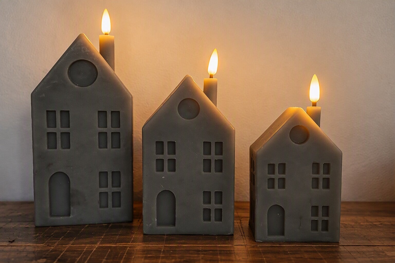 Led kaars huis