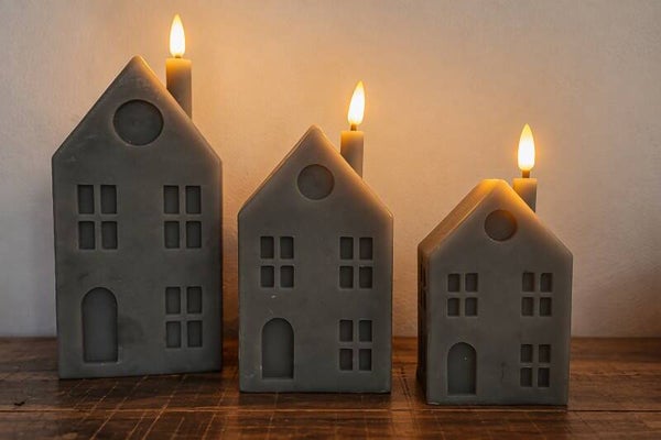 Led kaars huis