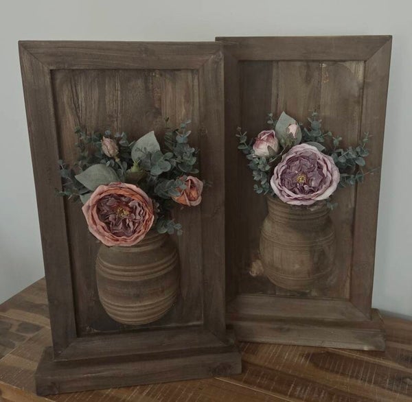 Houten paneel op voet