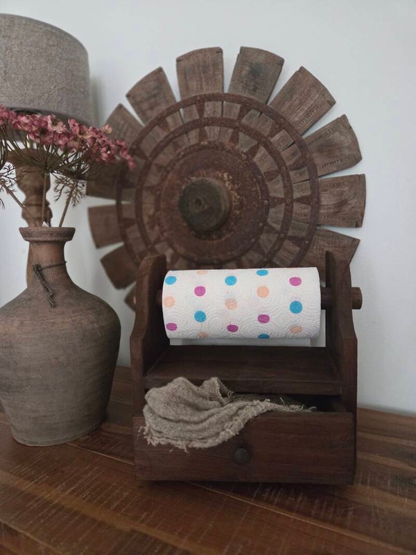 keukenrolhouder met lade