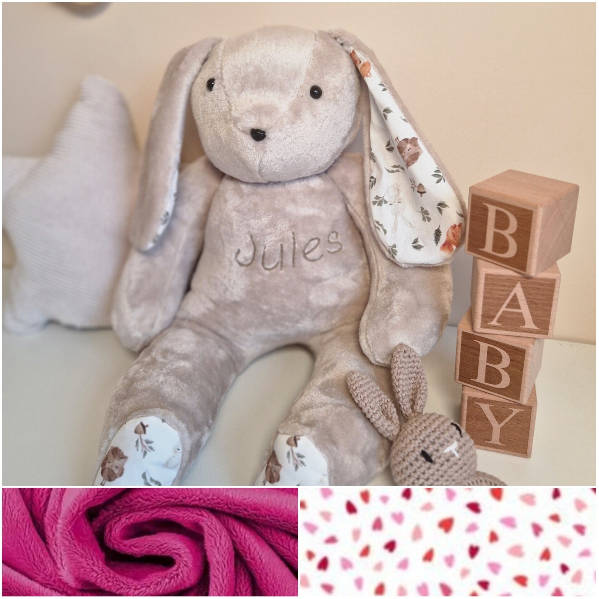 Doudou taille & poids