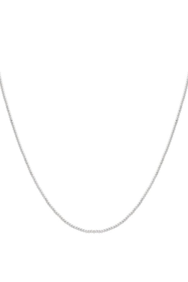 Kralenketting 2,5 mm – Zilver