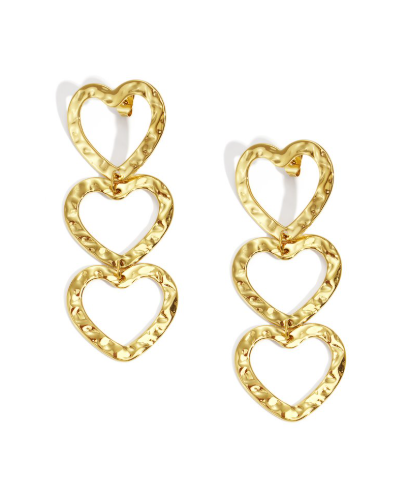 Oorbellen met Hartjes – Goud