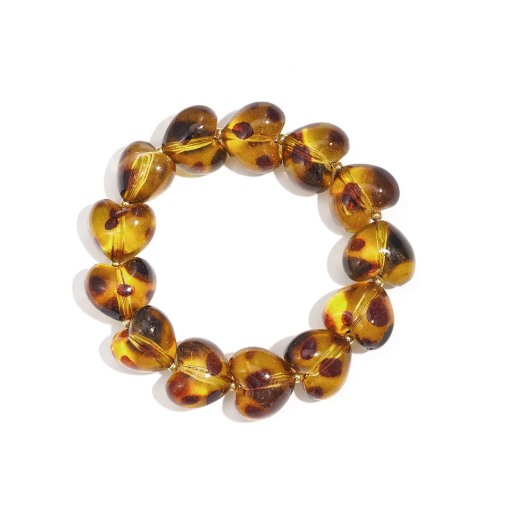 Acryl kralen armbanden luipaardprint r