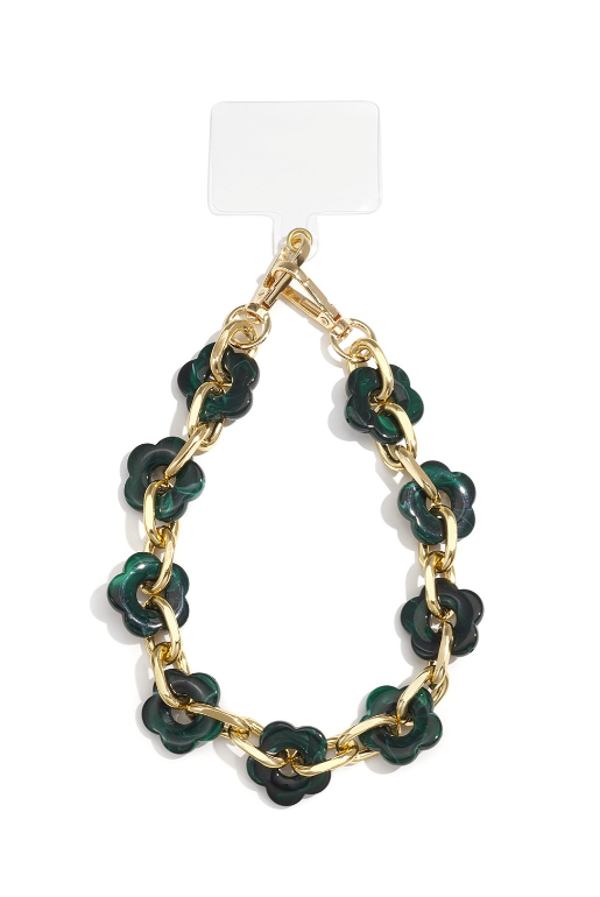 The Floral Telefoonkoord – Donkergroen