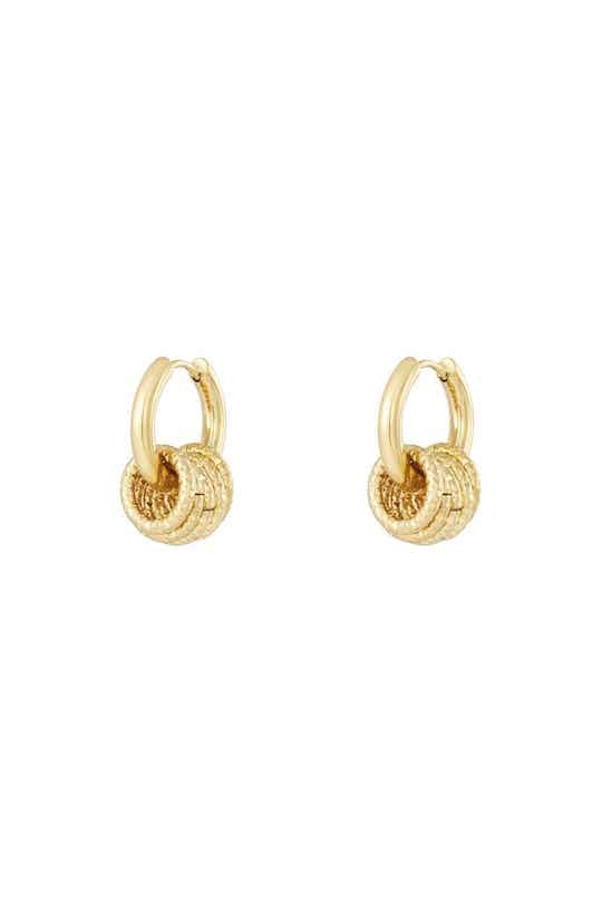 Put a Ring On It Oorbellen – Goud