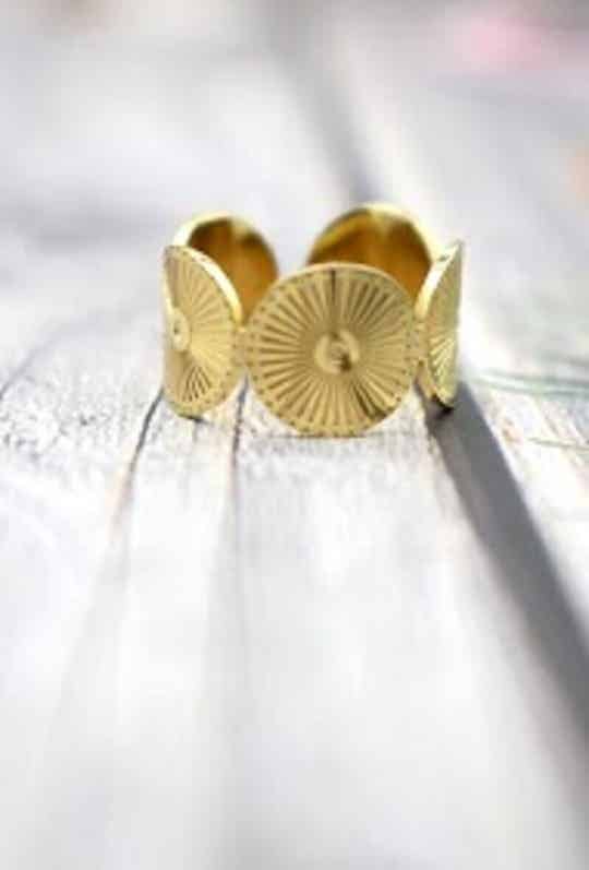 Rounds Ring – Goud