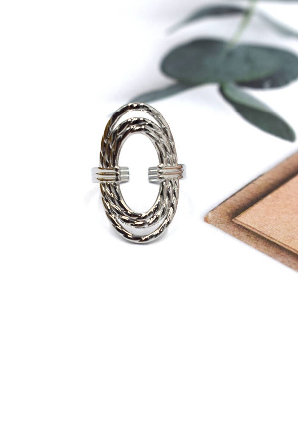 Three Rope Ring – Zilver