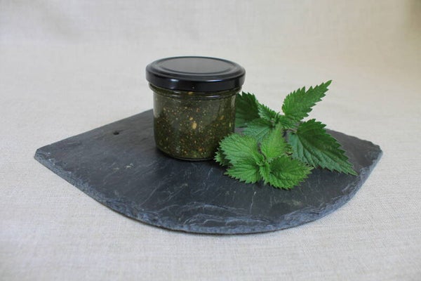 Brennessel-Pesto mit Olivenöl aus Kreta
