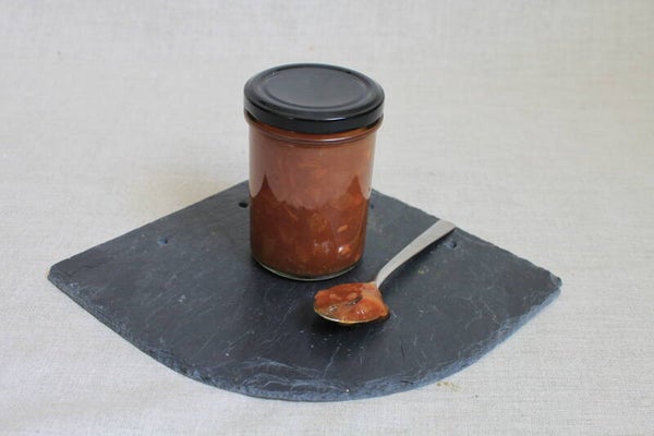 Apfel-Zwiebel-Chutney mit Knoblauch