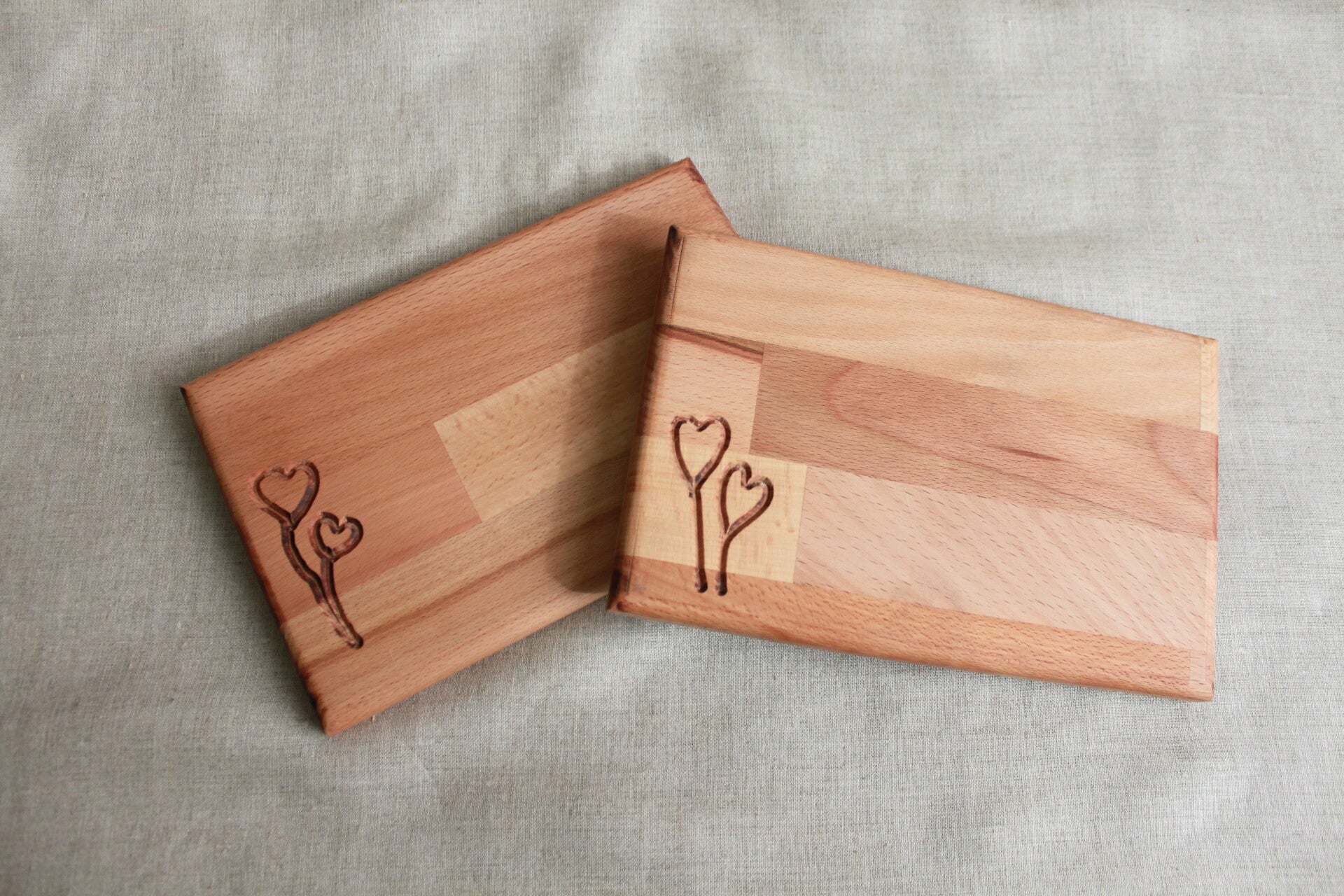 Schneidbrett, Frühstücksbrett, Vesperbrett aus verleimten Holz