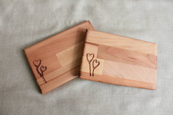 Schneidbrett, Frühstücksbrett, Vesperbrett aus verleimten Holz