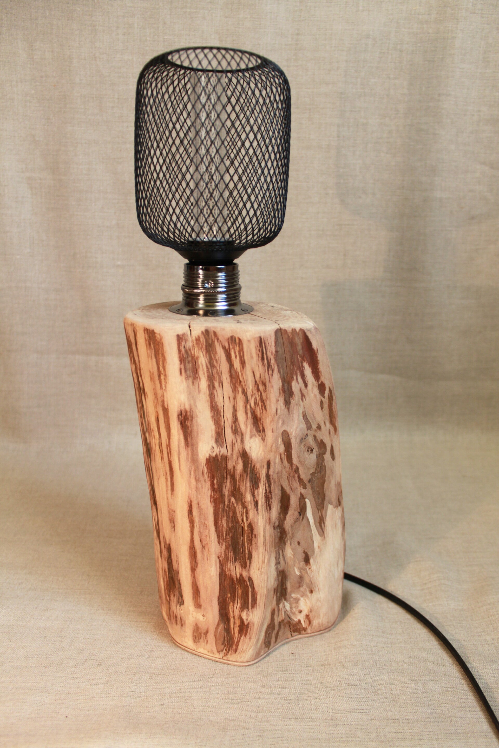 Holz-Lampe