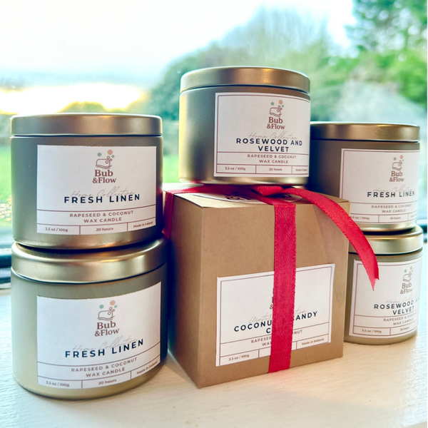 Hand-Poured Natural Candles
