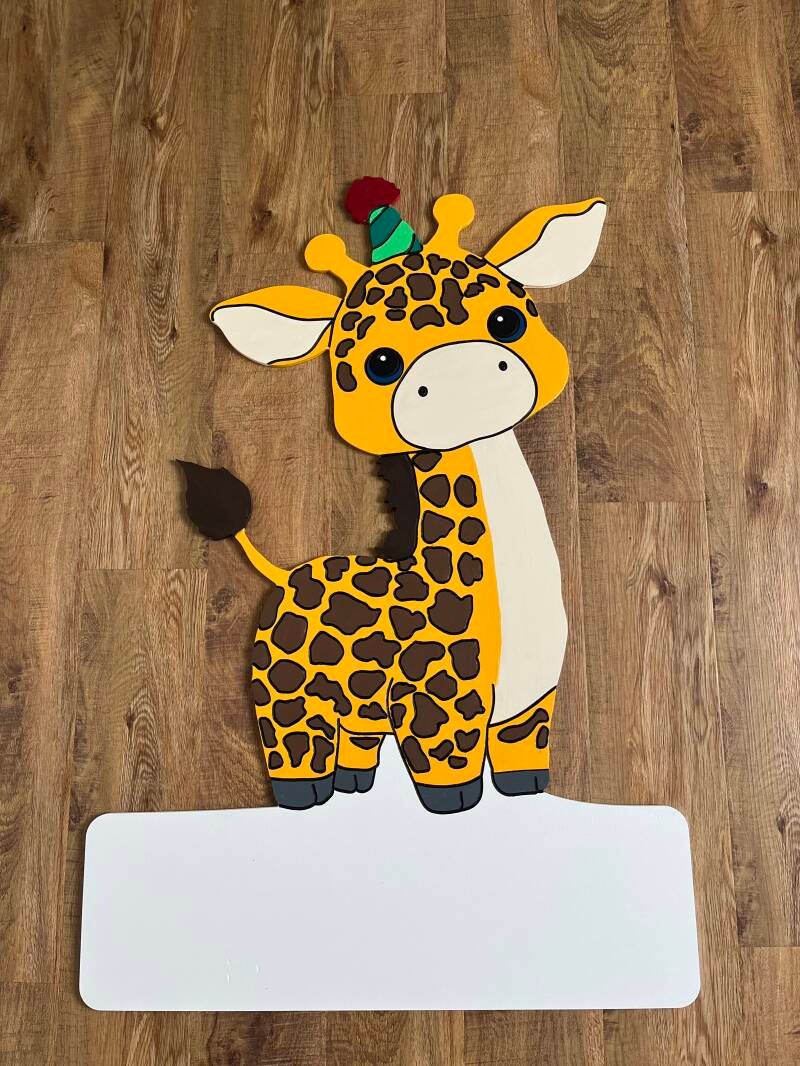 Geburtstafel Giraffe