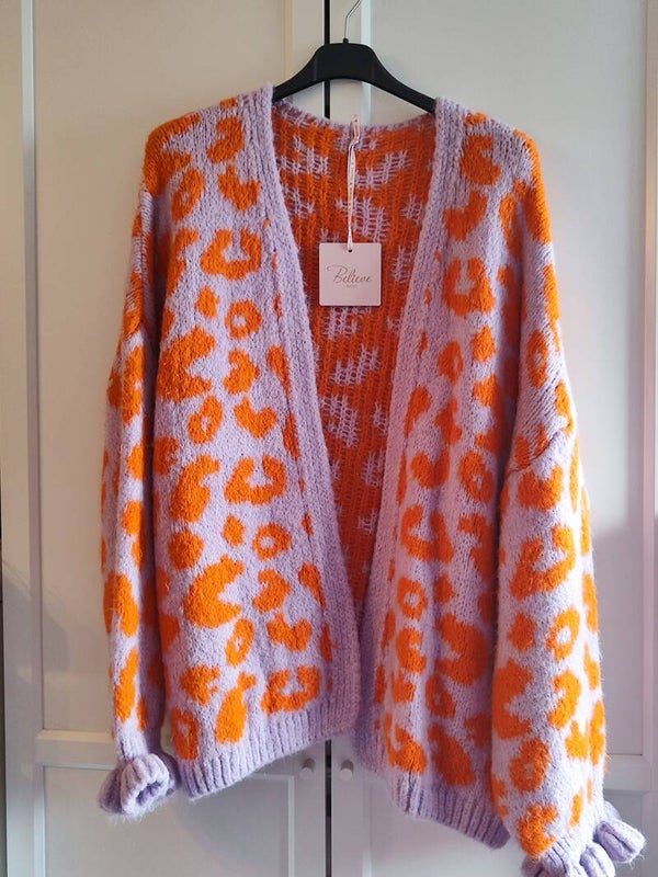 Strickcardigan im Animal Style - verschiedene Farben