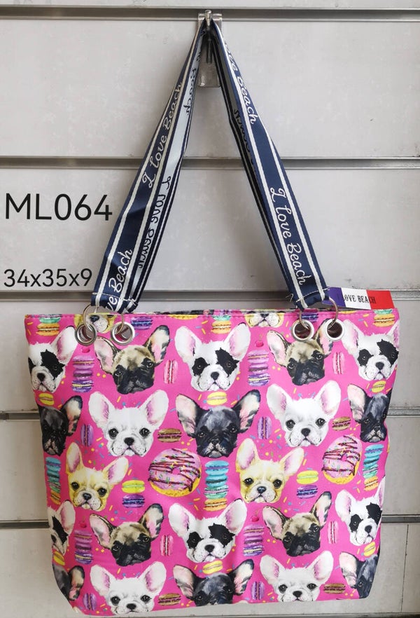 I love Beach Badetasche - verschiedene Ausführungen