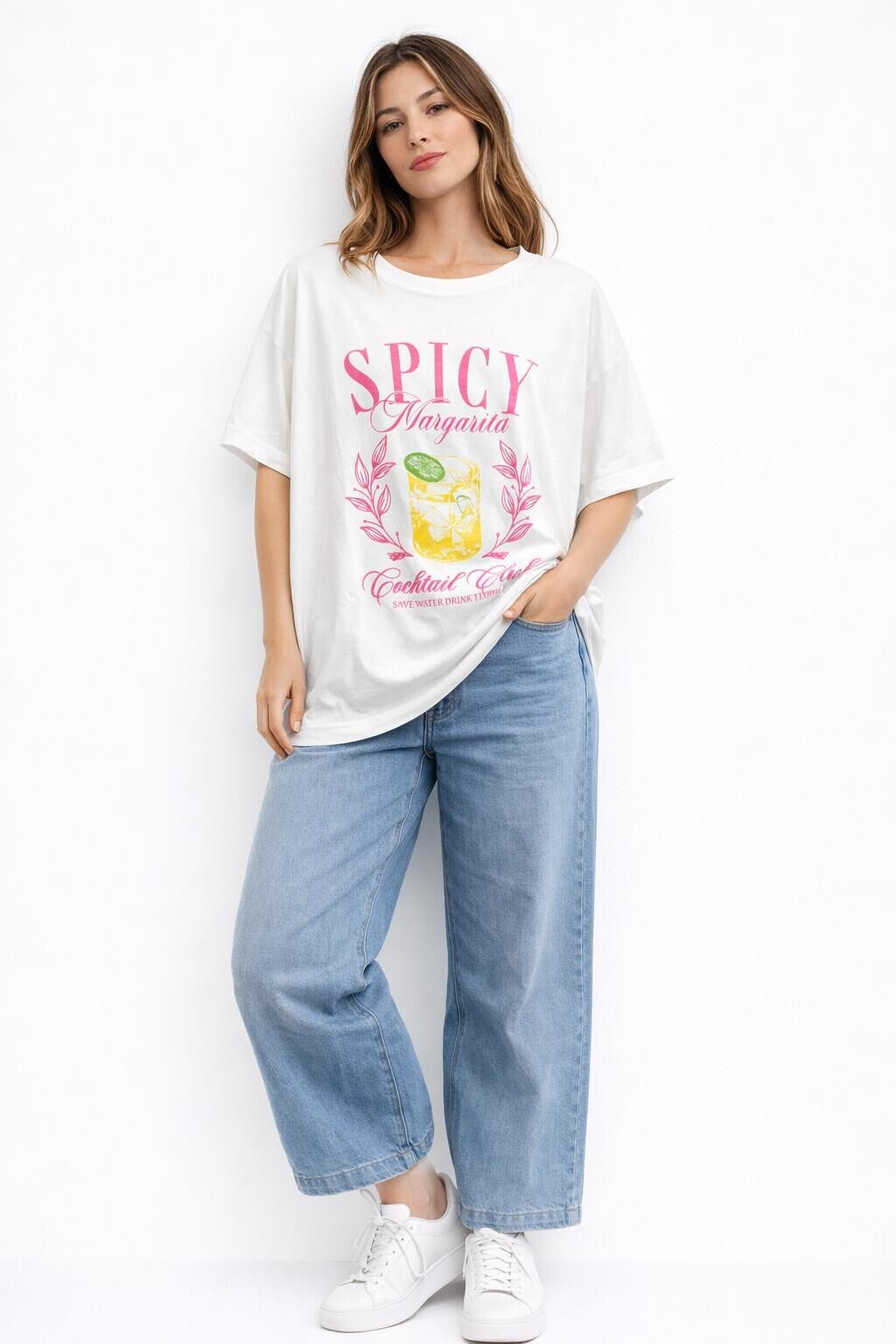 T-Shirt "Spicy Margarita" - Oversize geschnitten