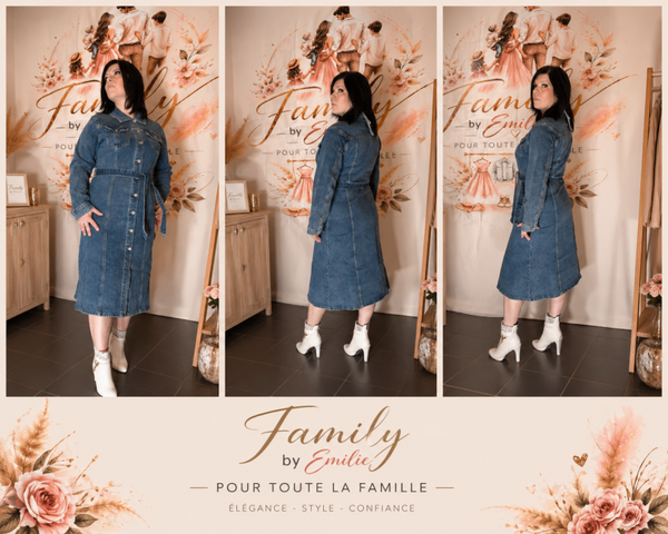 Robe en jeans