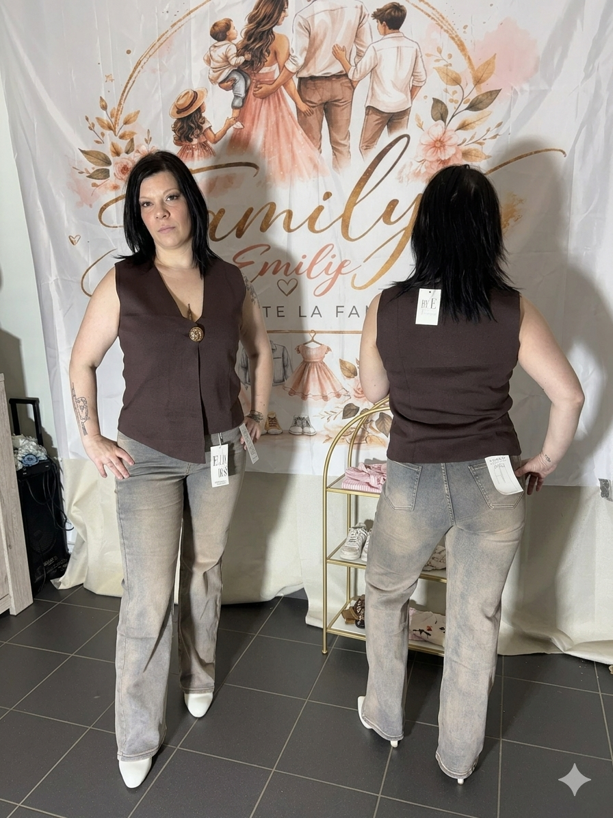 Blouse brune
